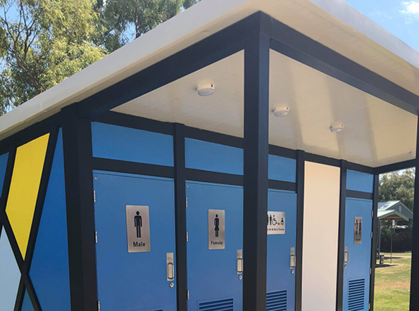 Snowtown toilets